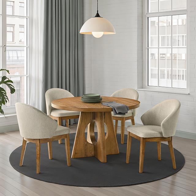  Furniture of America Orsino FM3223WN-AC-2PK Set Of 2 Arm Chair IMAGE 1