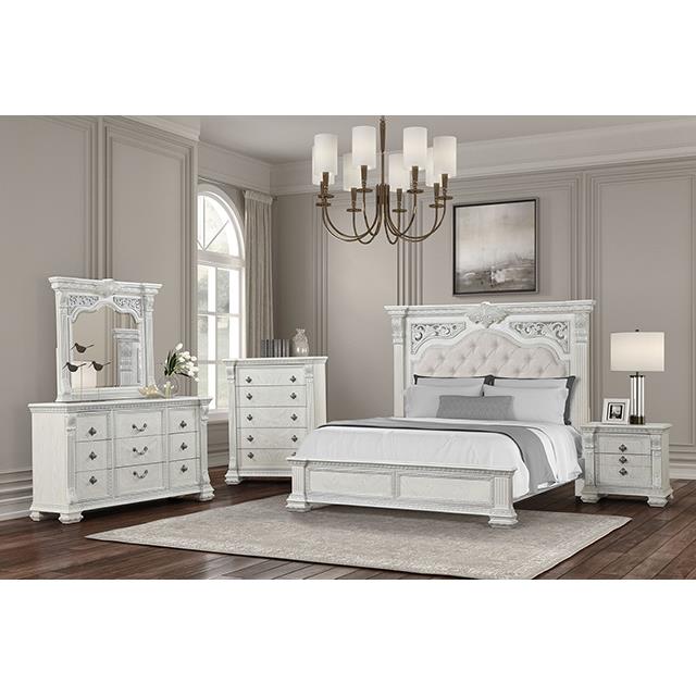  Furniture of America Promenade FM70001WH-M Mirror IMAGE 2