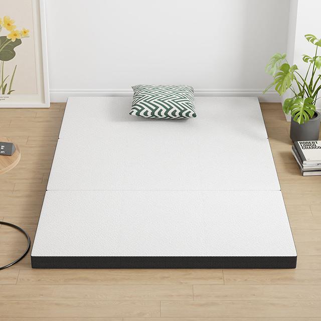  Furniture of America Hollyhock DM1004-F 4" Full Tri-Fold Memory Foam Topper IMAGE 1