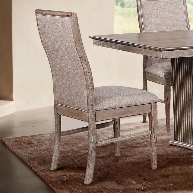 Furniture of America Ellesmere FM3230NT-SC-2PK Set Of 2 Side Chair IMAGE 1