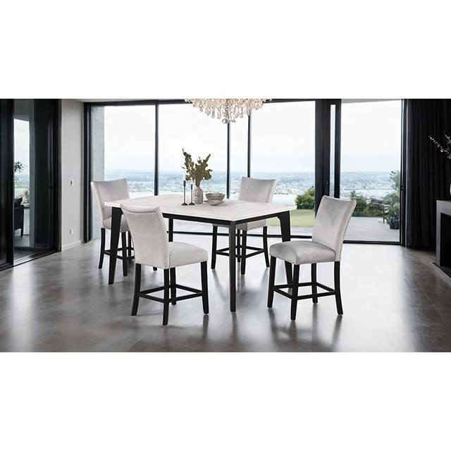  Furniture of America Sabro FM3330BK-PT-5PC 5 Pc Counter Height Table Set IMAGE 1
