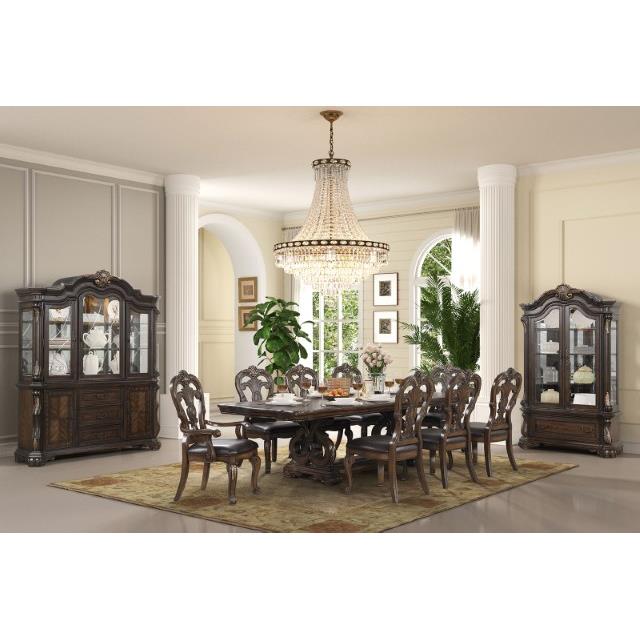  Furniture of America Leovanni FM31003DB-AC-2PK Set Of 2 Arm Chair IMAGE 1