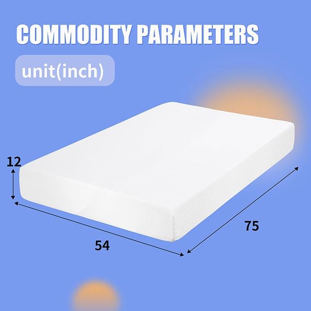  Furniture of America Artemisia DM540-F-EU 12" Memory Foam Mattress IMAGE 5