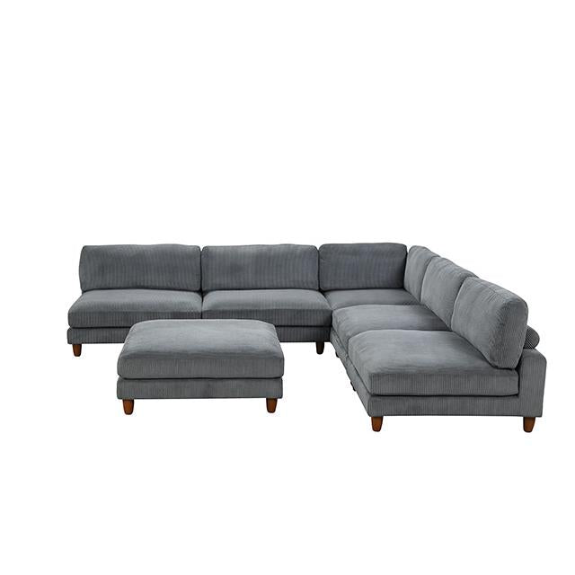  Furniture of America Dagenham FM6800GY-C Sectional IMAGE 1