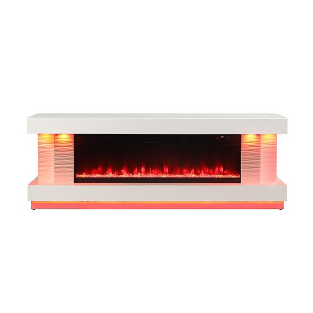  Furniture of America Peseux FM-AC8009WH-TV 71" TV Stand with Electric Fire Place IMAGE 10