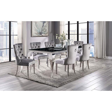  Furniture of America Neuveville CM3903BK-T-7PC-261NV 7 Pc Dining Table Set IMAGE 1