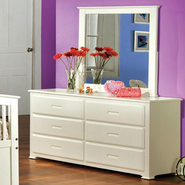 Furniture of America Bella CM7035W-M Mirror IMAGE 1