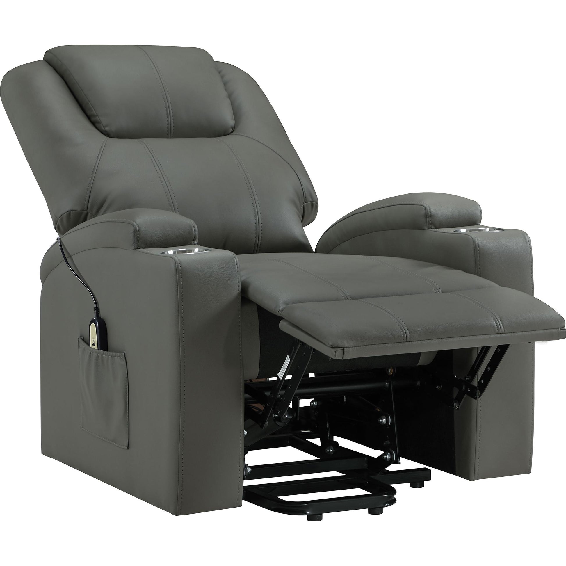  Coaster Furniture Armstrong Leather Look Lift Chair 609478P IMAGE 3