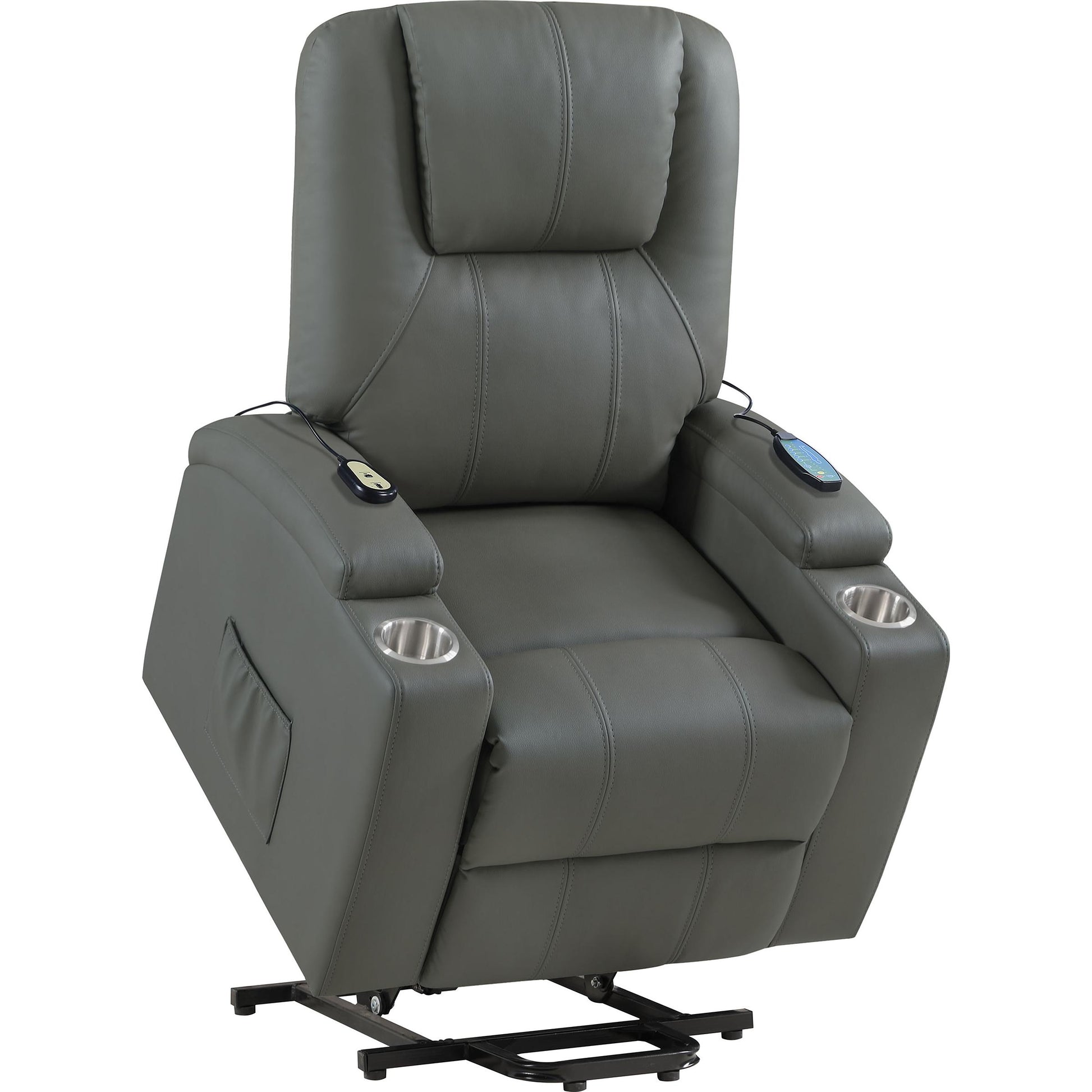  Coaster Furniture Armstrong Leather Look Lift Chair 609478P IMAGE 5