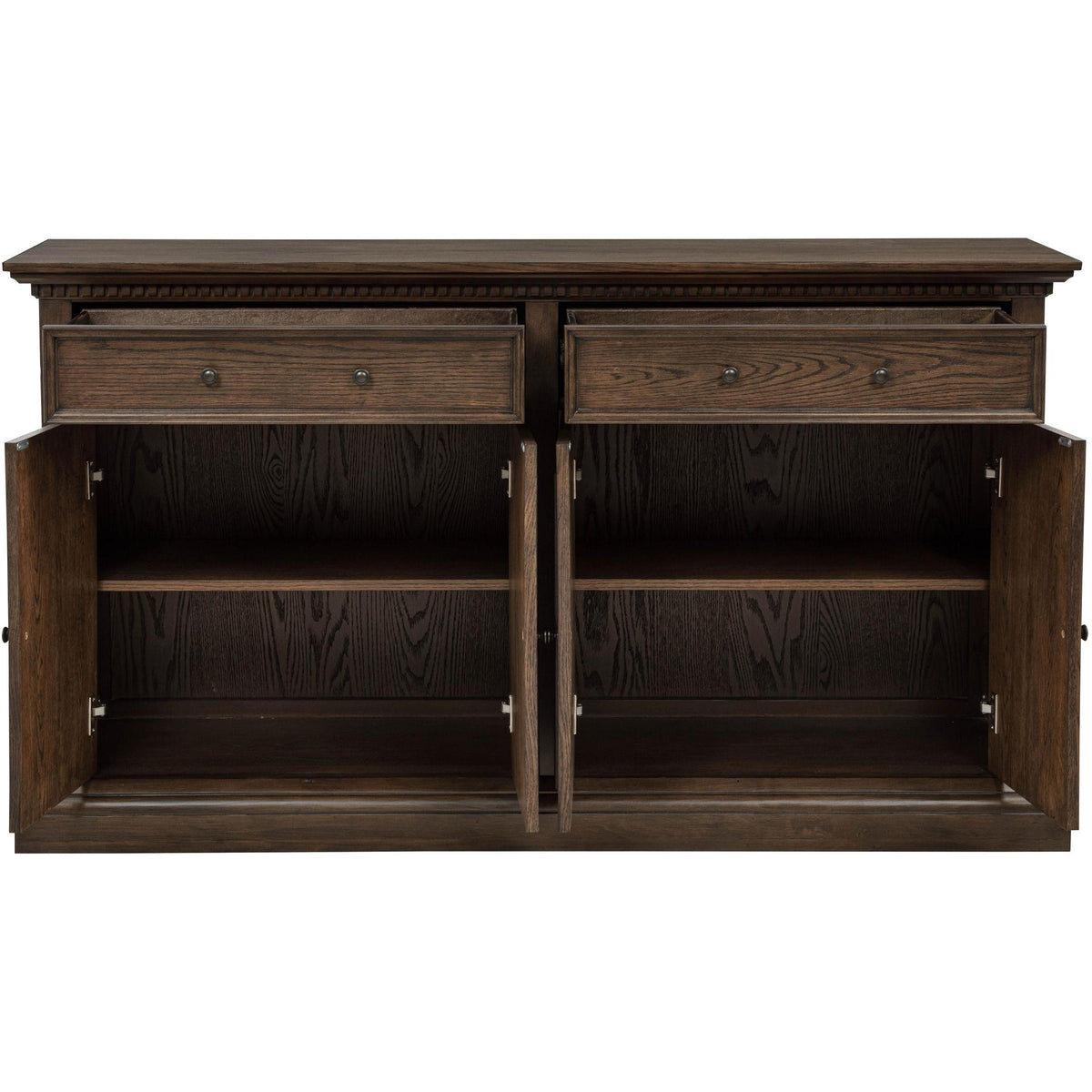  Coaster Furniture Ridgewell 104605 2-drawer 4-door Dining Server - Dark Oak IMAGE 4