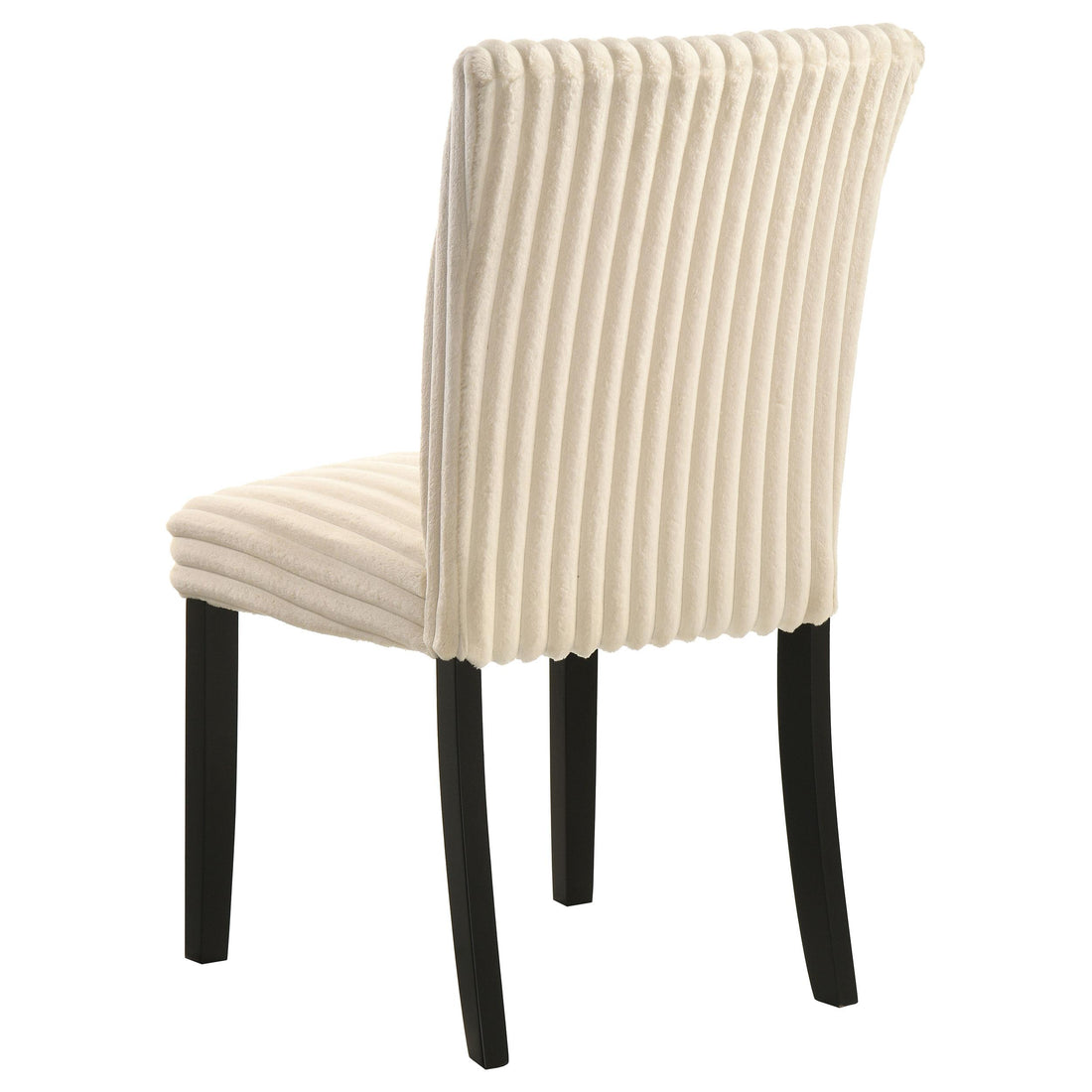  Coaster Furniture Dermott 106512CRM Set of 2 Upholstered Parson Dining Side Chair - Cream IMAGE 1