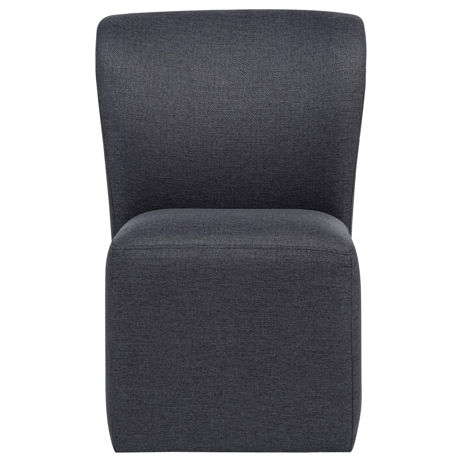  Coaster Furniture Jaelynn 107052CHAR Set of 2 Upholstered Parsons Dining Side Chair - Charcoal IMAGE 11