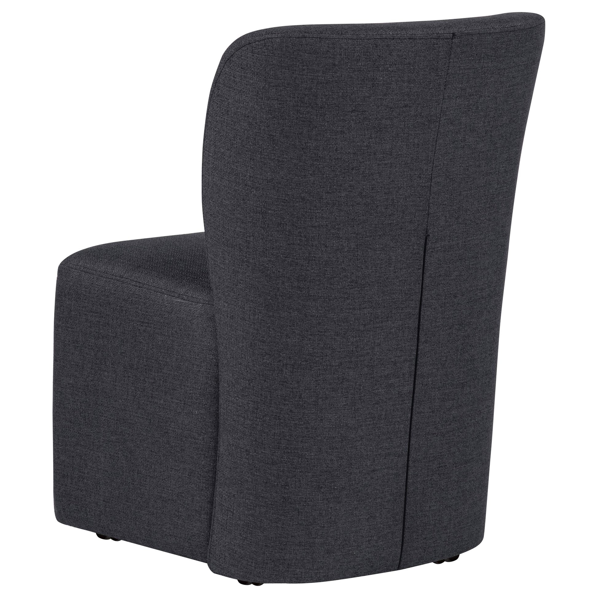  Coaster Furniture Jaelynn 107052CHAR Set of 2 Upholstered Parsons Dining Side Chair - Charcoal IMAGE 8