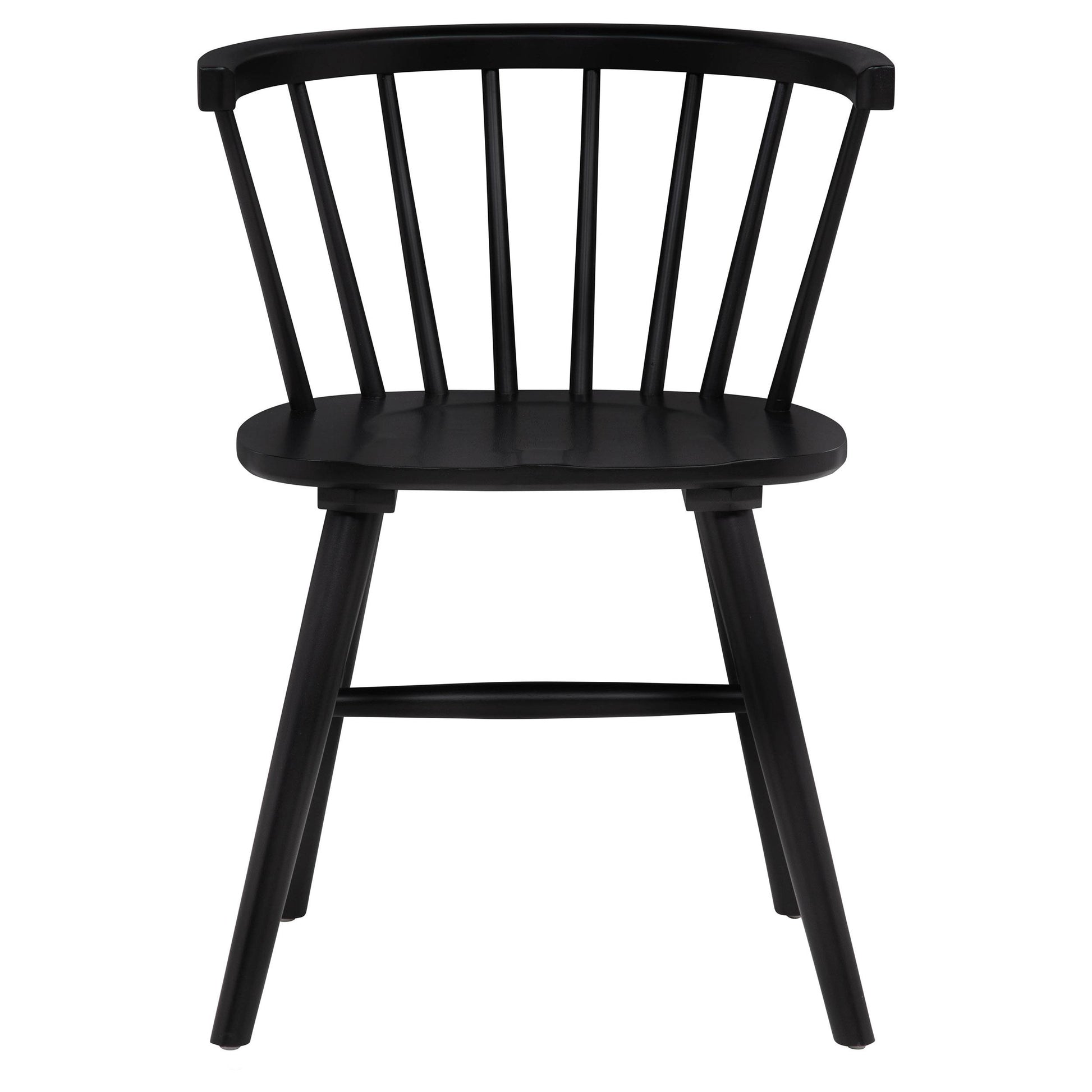  Coaster Furniture Jeffries 107202BLK Set of 2 Windsor Wood Dining Side Chair - Black IMAGE 11
