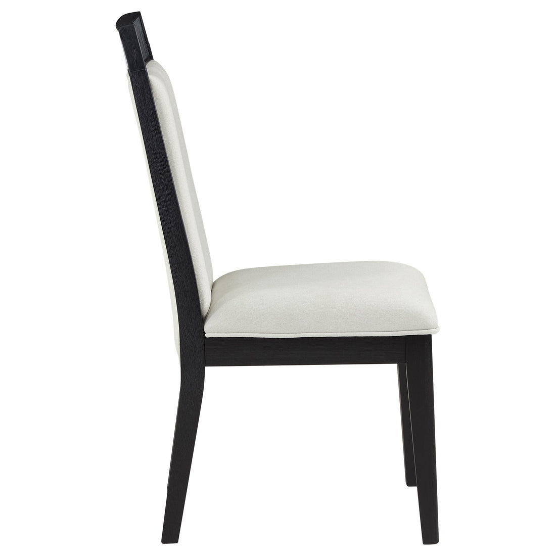  Coaster Furniture Brookmead 108233 Set of 2 Dining Side Chair - Ivory/Black IMAGE 1