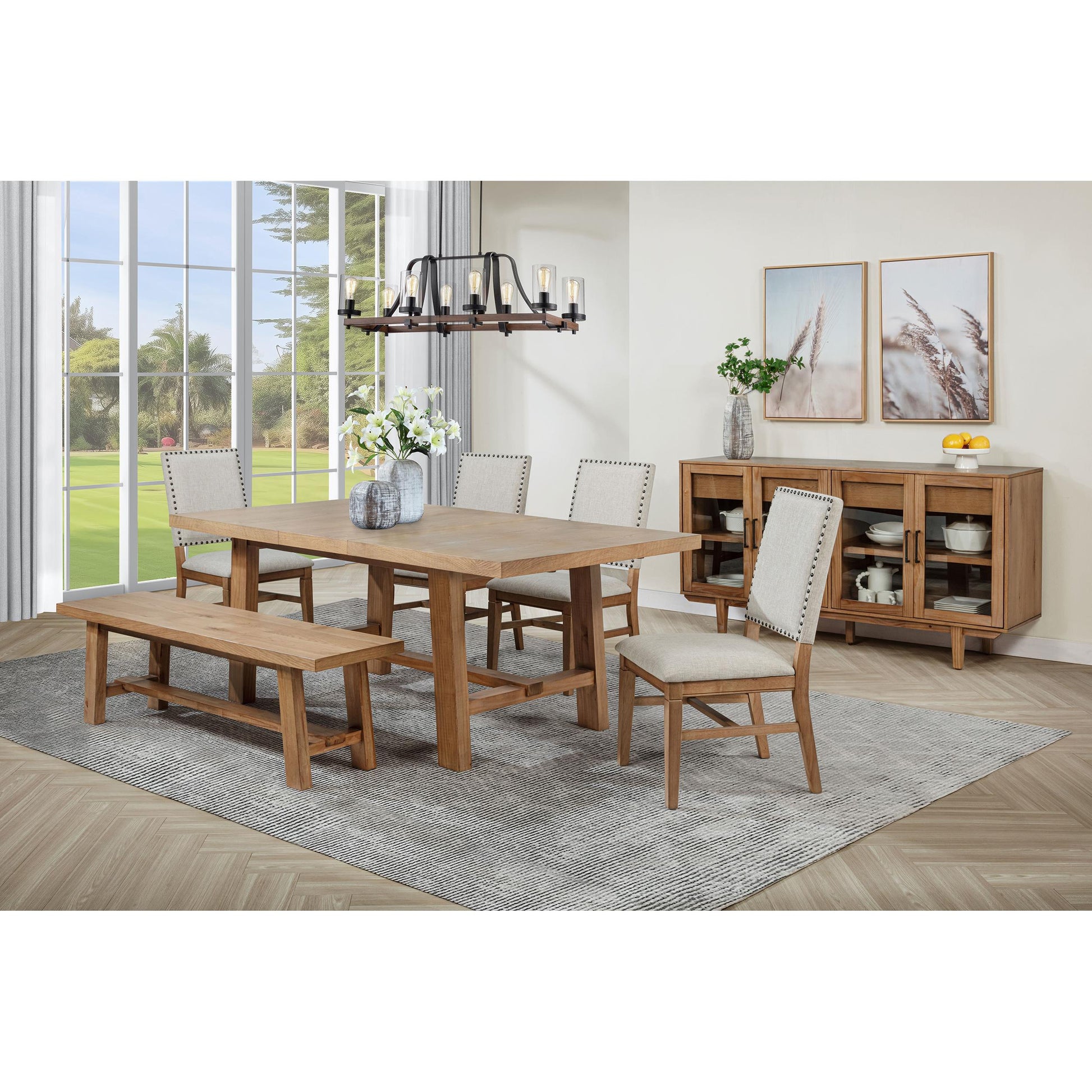  Coaster Furniture Middleton 108542 Set of 2 Upholstered Dining Side Chair - Beige IMAGE 13