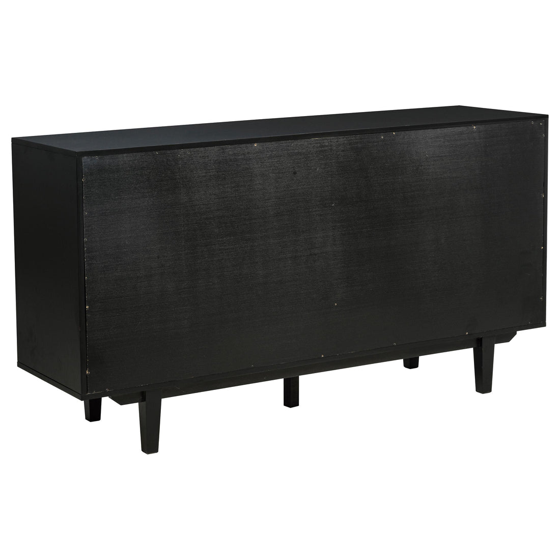  Coaster Furniture Middleton 108545BLK 4-door Sideboard Server with Dual Drawers - Black IMAGE 1