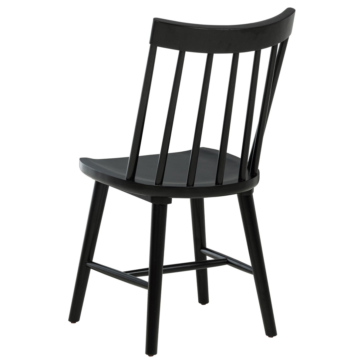  Coaster Furniture Middleton 108546BLK Set of 2 Solid Wood Dining Side Chair - Black IMAGE 12