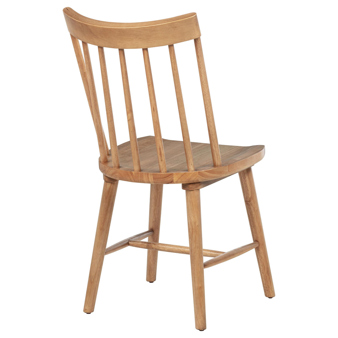  Coaster Furniture Middleton 108546NAT Set of 2 Solid Wood Dining Side Chair - Brown IMAGE 1