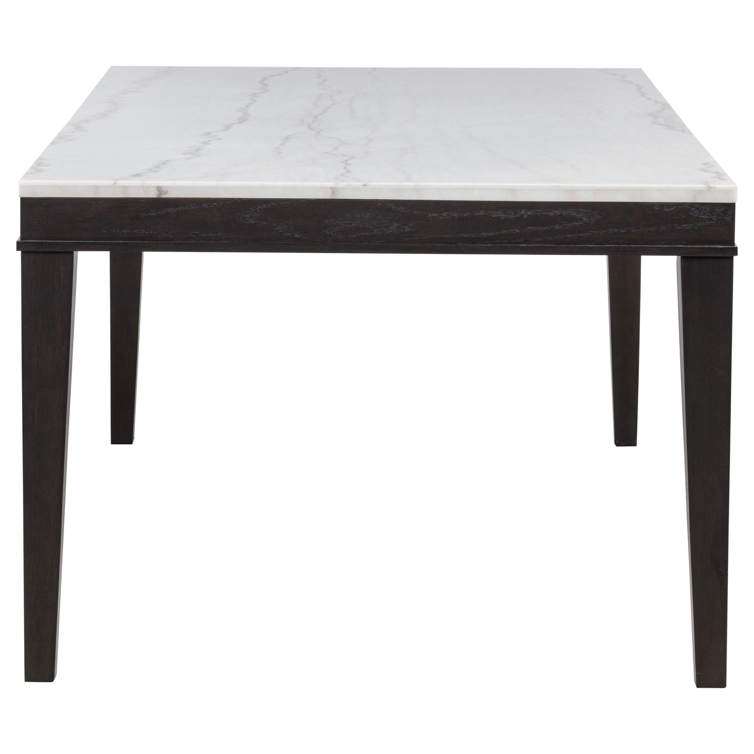  Coaster Furniture Averill 121291 72-inch Rectangular White Marble Top Dining Table - Coffee Bean IMAGE 11