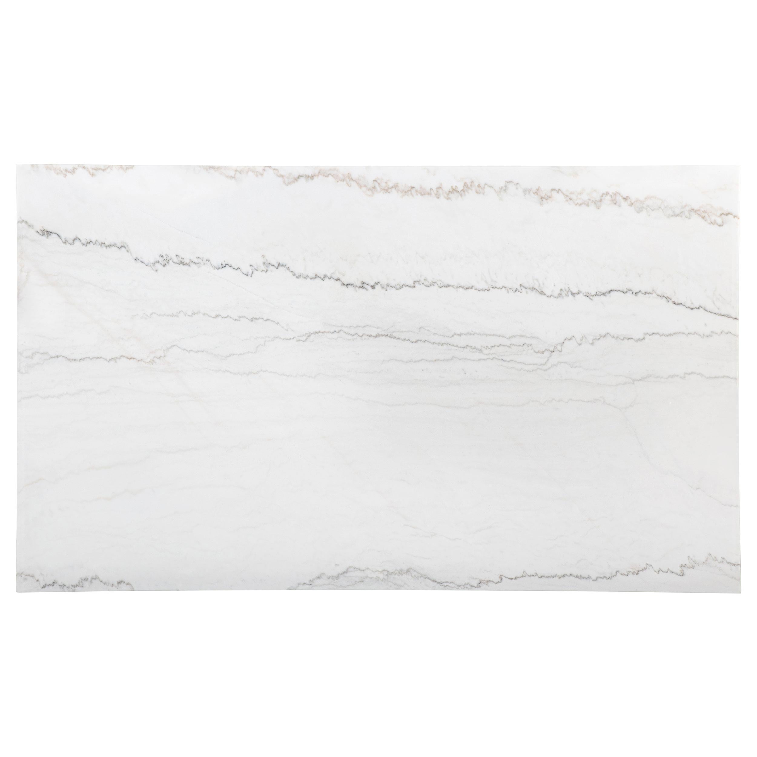  Coaster Furniture Averill 121291 72-inch Rectangular White Marble Top Dining Table - Coffee Bean IMAGE 5