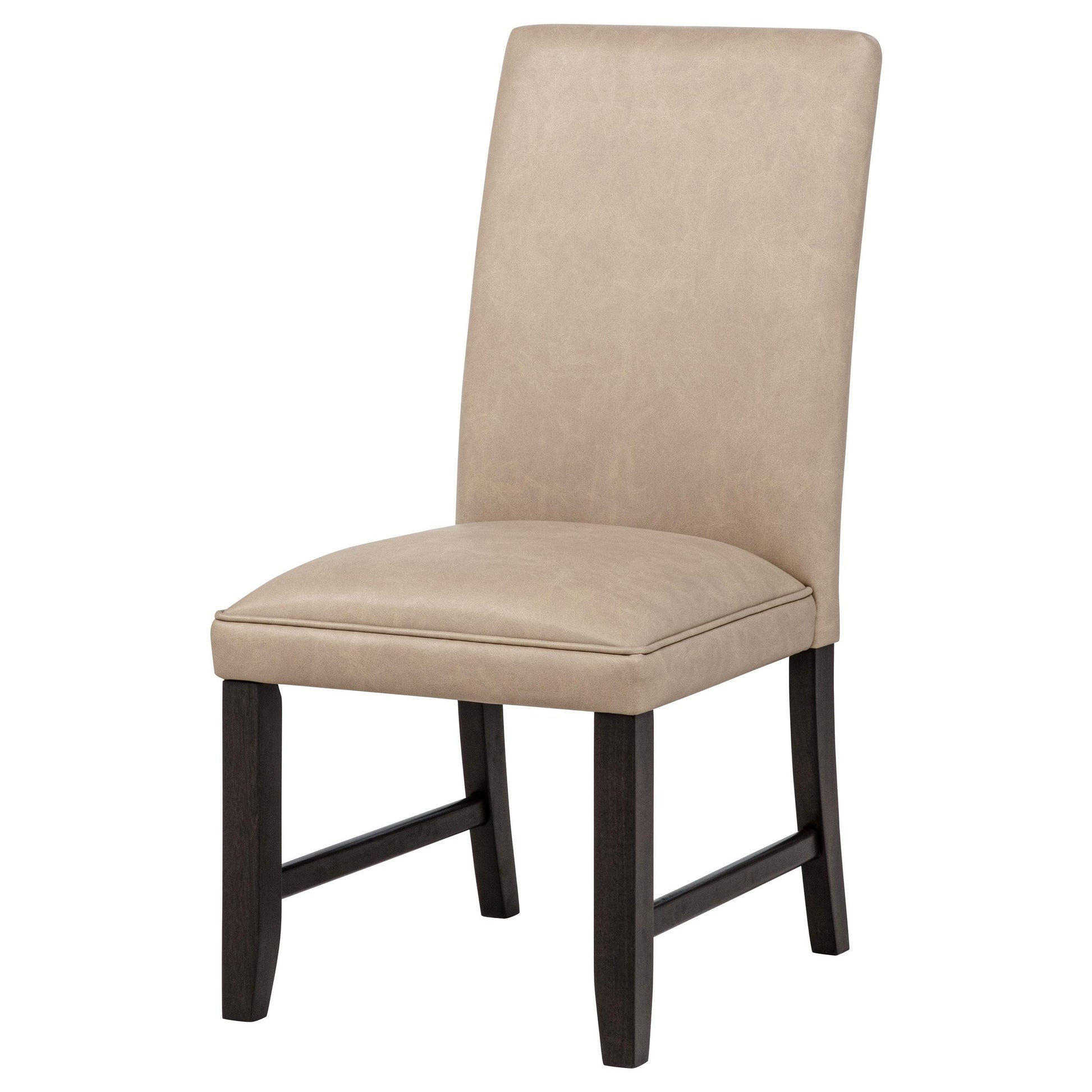 Coaster Furniture Averill 121292TAN Set of 2 Faux Leather Upholstered Dining Side Chair - Tan IMAGE 11