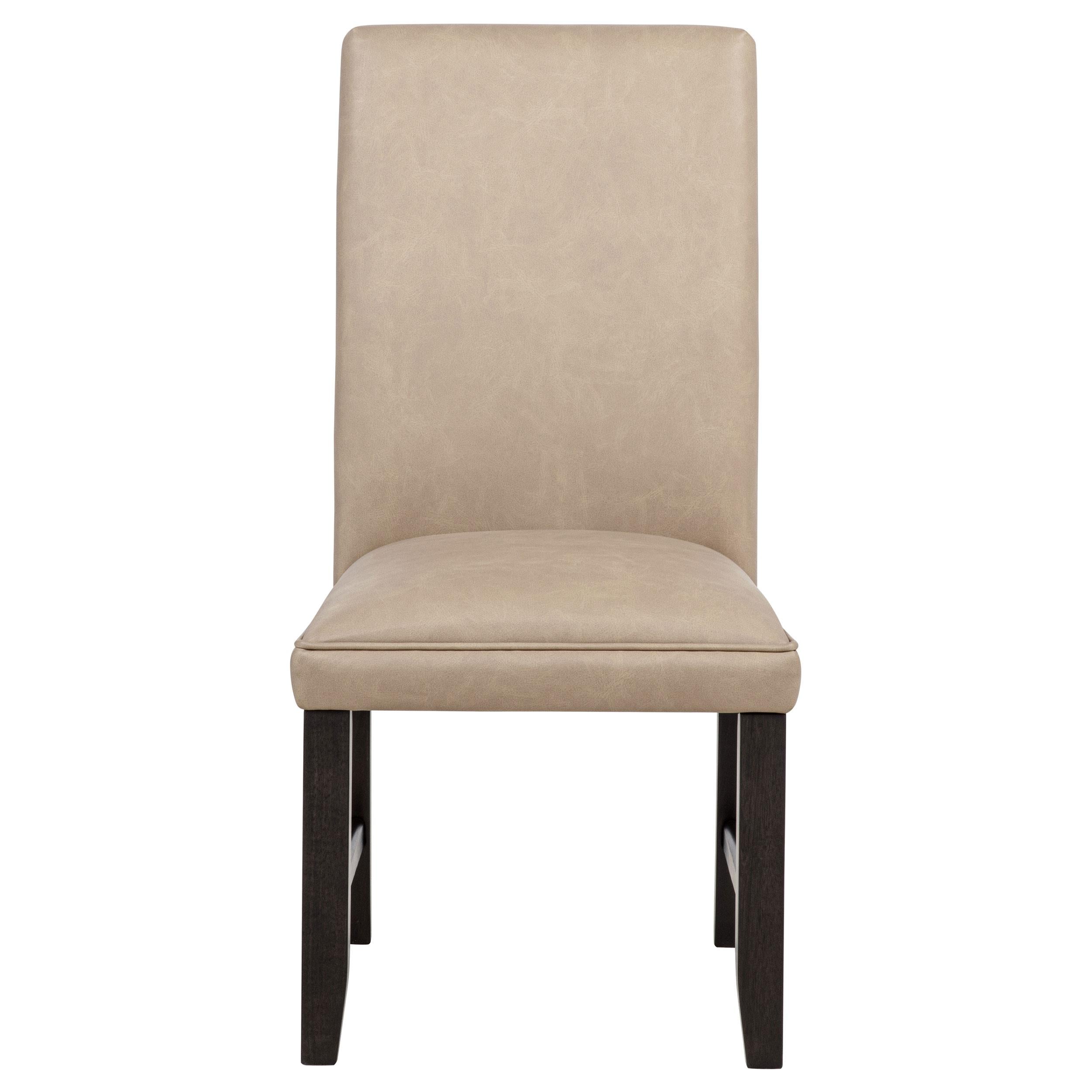  Coaster Furniture Averill 121292TAN Set of 2 Faux Leather Upholstered Dining Side Chair - Tan IMAGE 9