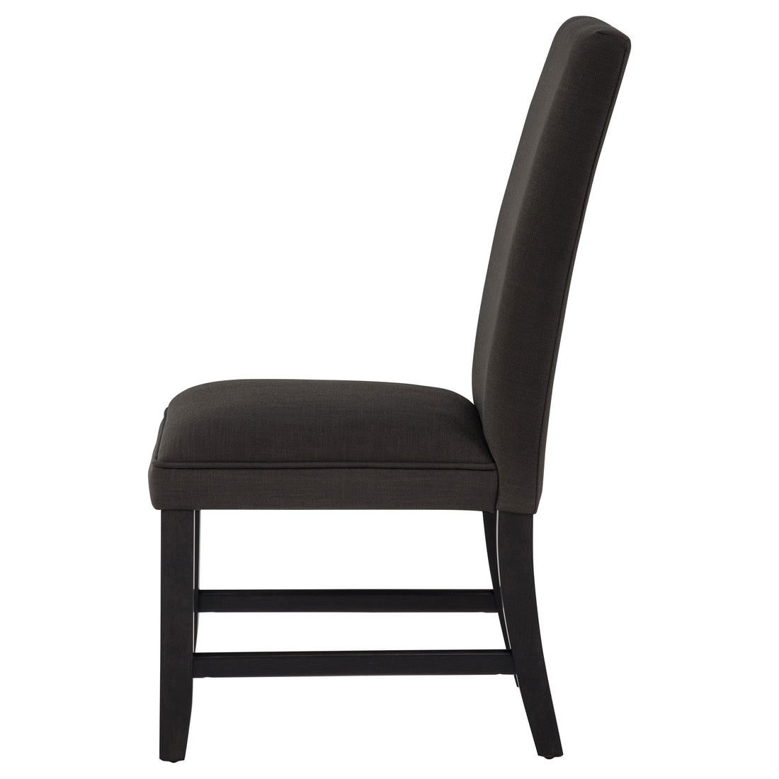  Coaster Furniture Berning 121702CHR Set of 2 Fabric Upholstered Parson Side Chair - Charcoal Grey IMAGE 1