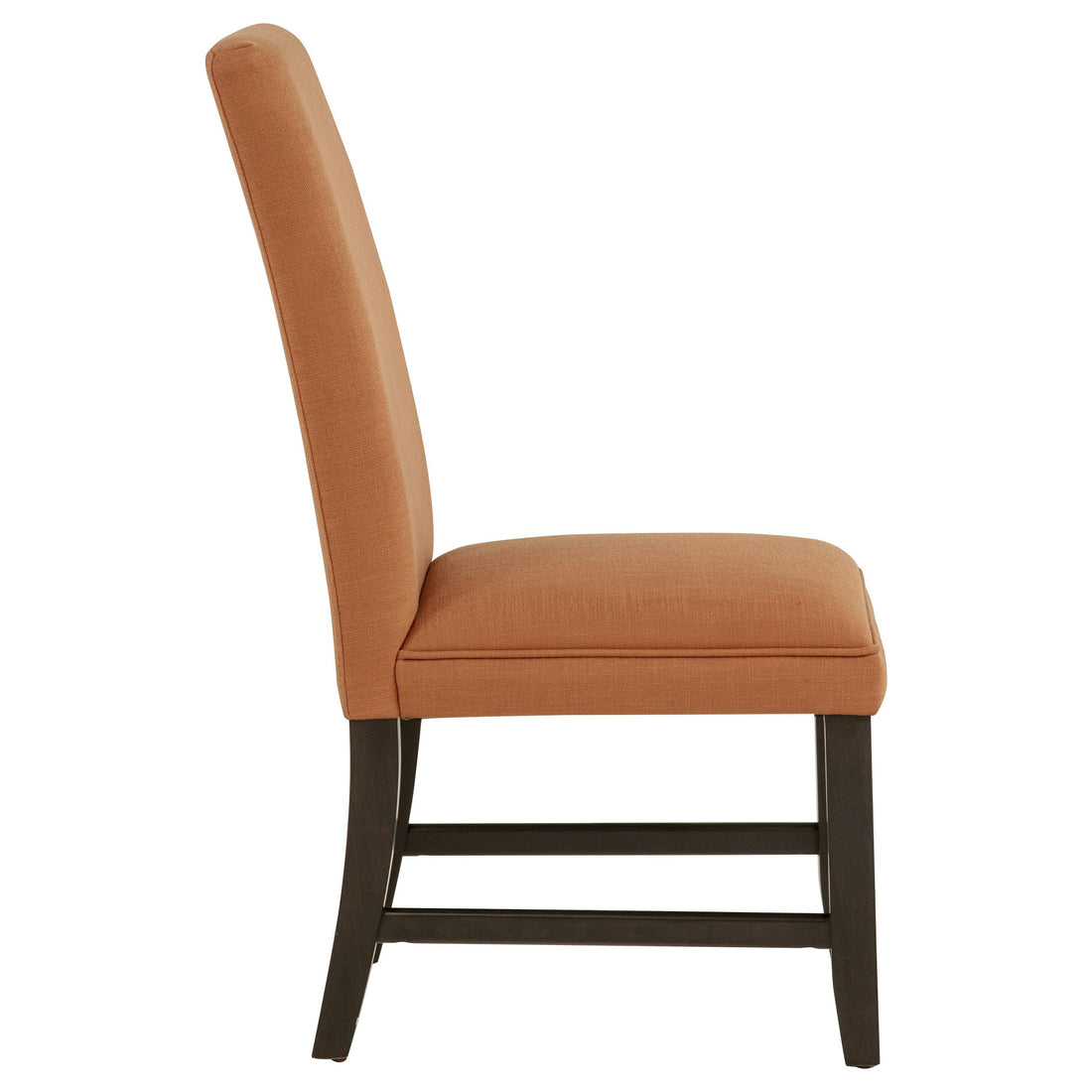  Coaster Furniture Berning 121702SLM Set of 2 Fabric Upholstered Parson Side Chair - Salmon Orange IMAGE 1