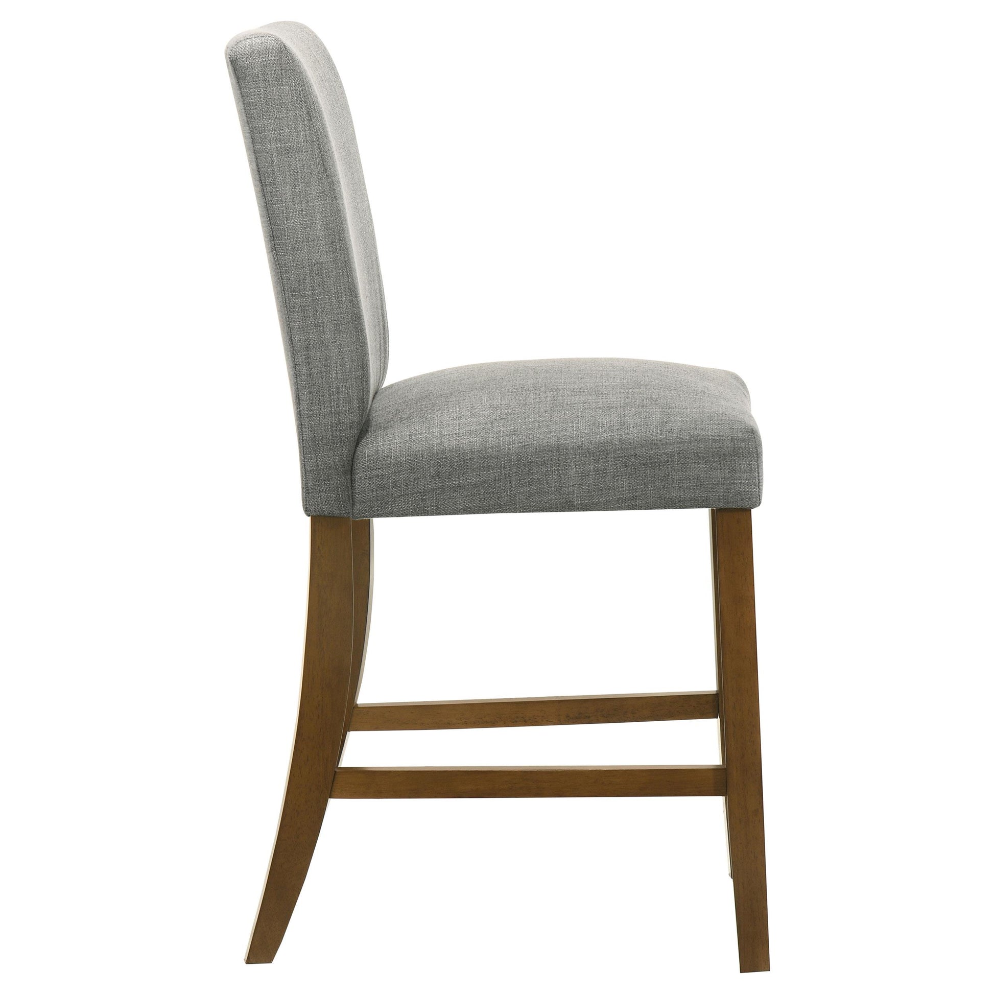  Coaster Furniture Paxton 122179GRY Set of 2 Upholstered Counter Height Dining Chair - Grey IMAGE 6