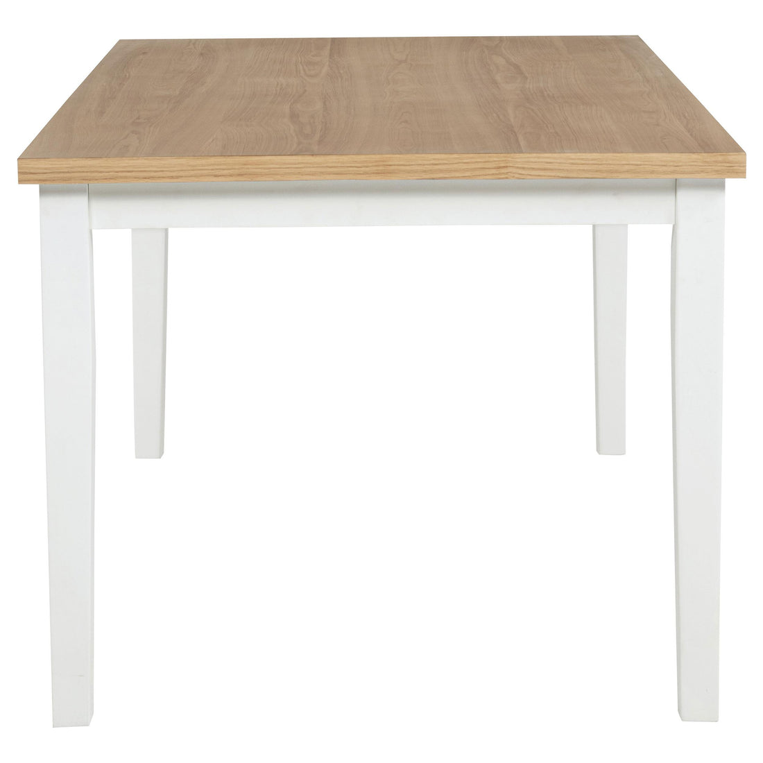  Coaster Furniture Andrews 122501 66-inch Rectangular Dining Table - Light Ash/White IMAGE 1