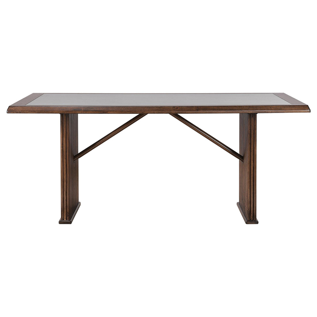  Coaster Furniture Sherwood 193591 72-inch Rectangular Dining Table - Brown IMAGE 1