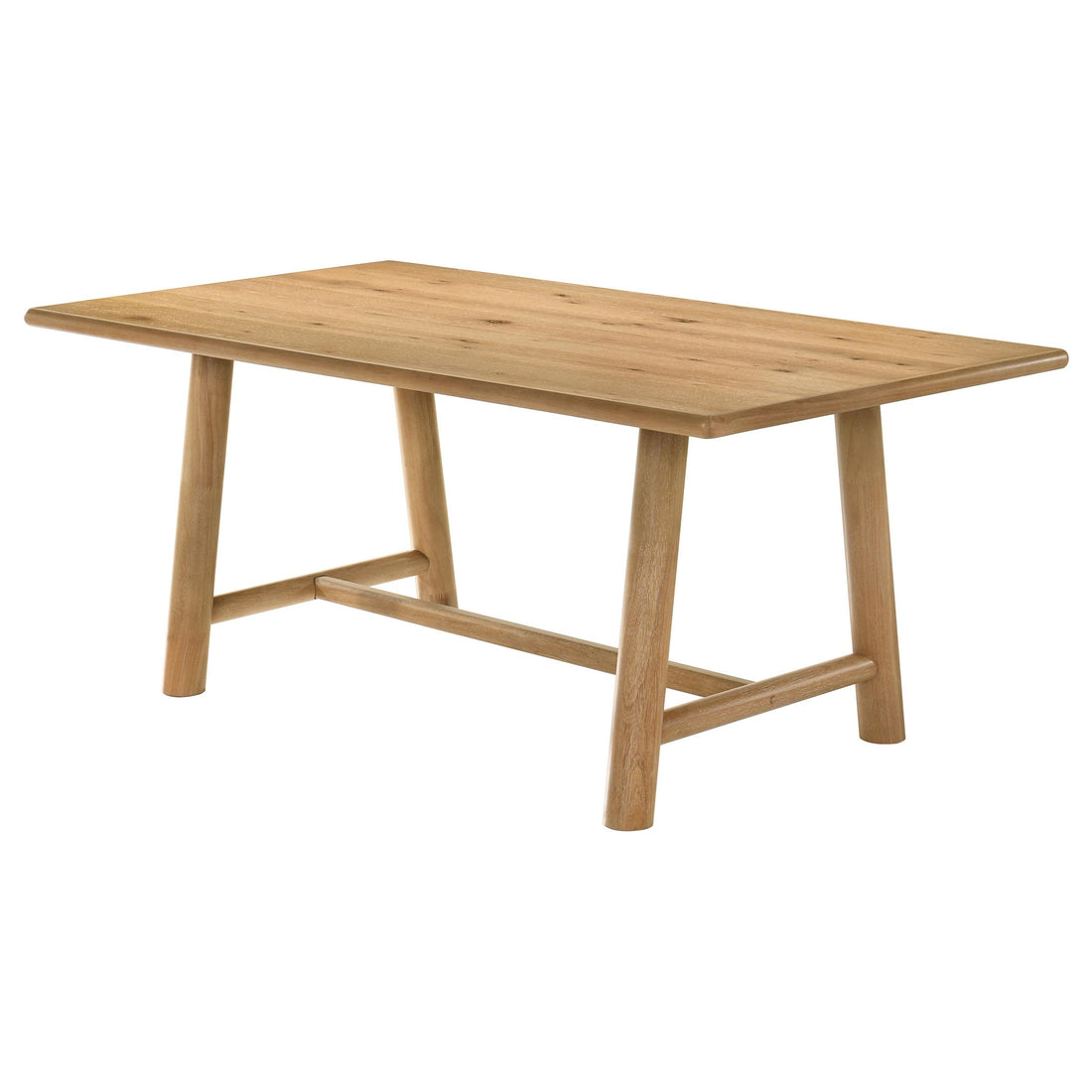  Coaster Furniture Duncan 193651 71-inch Rectangular Wood Dining Room Table - Washed Oak IMAGE 1