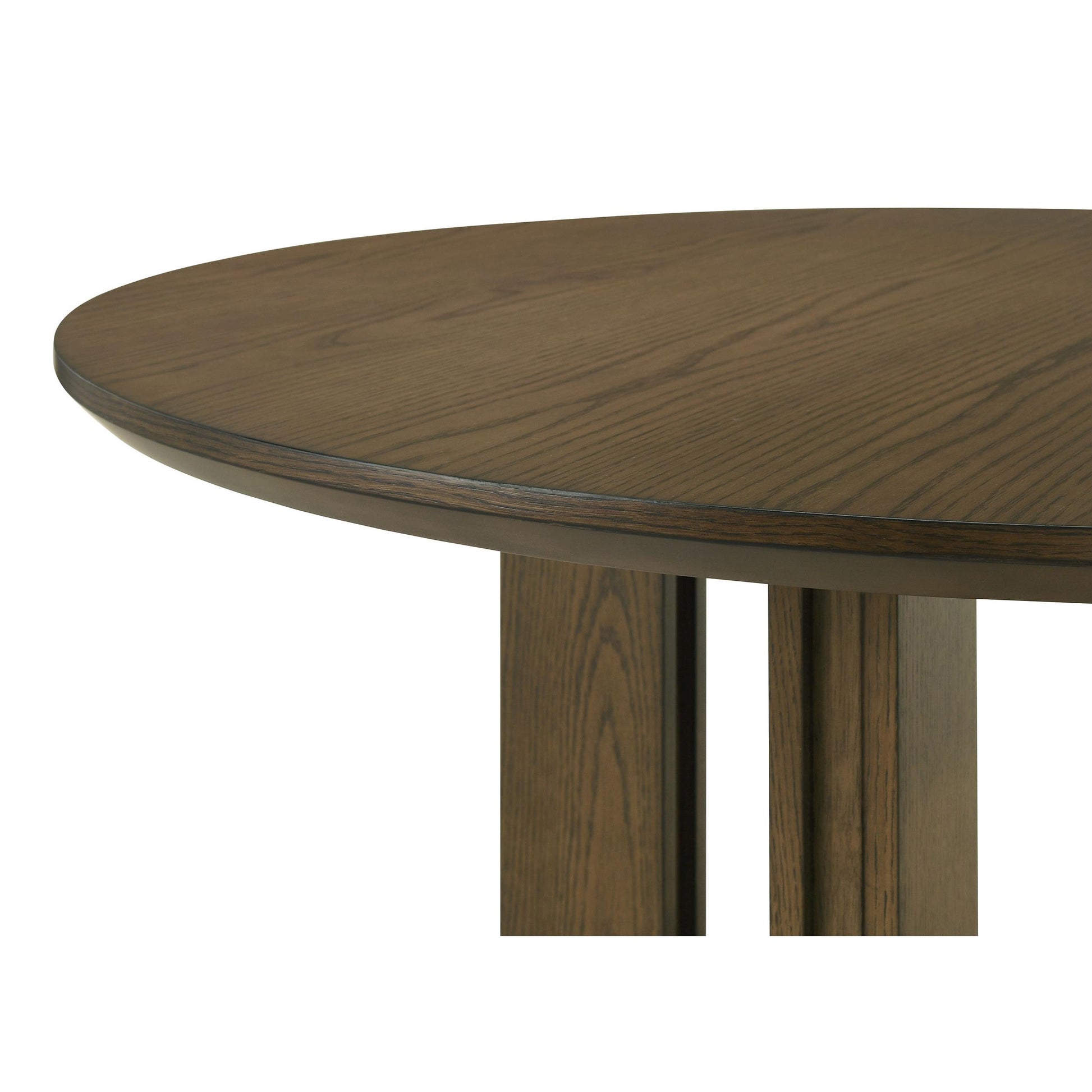  Coaster Furniture Ottowa 193660 47-inch Round Wood Dining Table with Shelf - Brown IMAGE 5