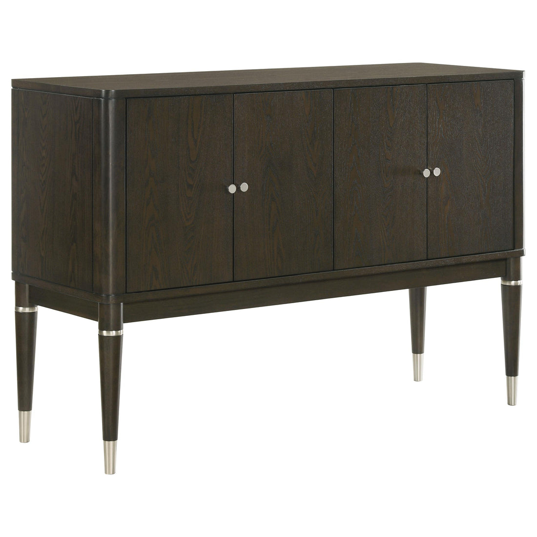  Coaster Furniture Reseda 193675 4-door Dining Sideboard Server with Shelves - Ash Brown IMAGE 1
