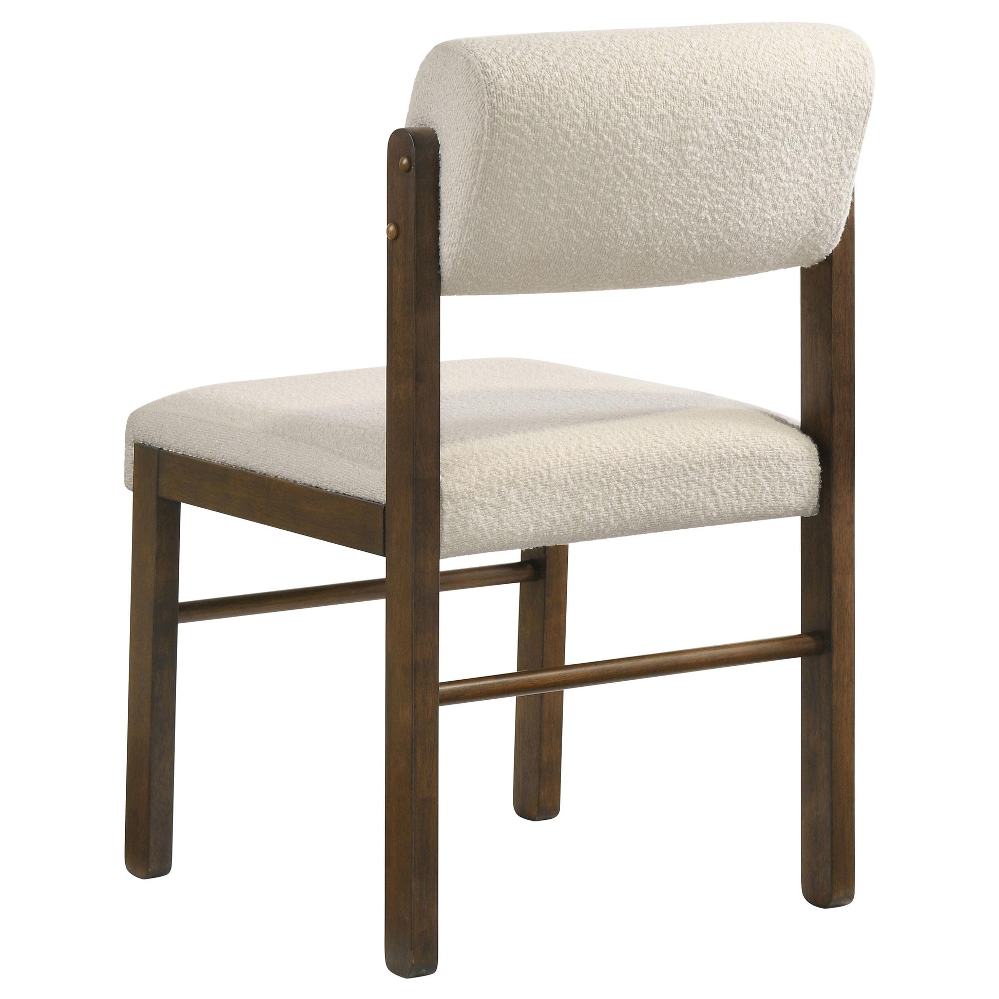  Coaster Furniture Kehoe 193932WAL Set of 2 Upholstered Dining Side Chair - Cream/Walnut IMAGE 8