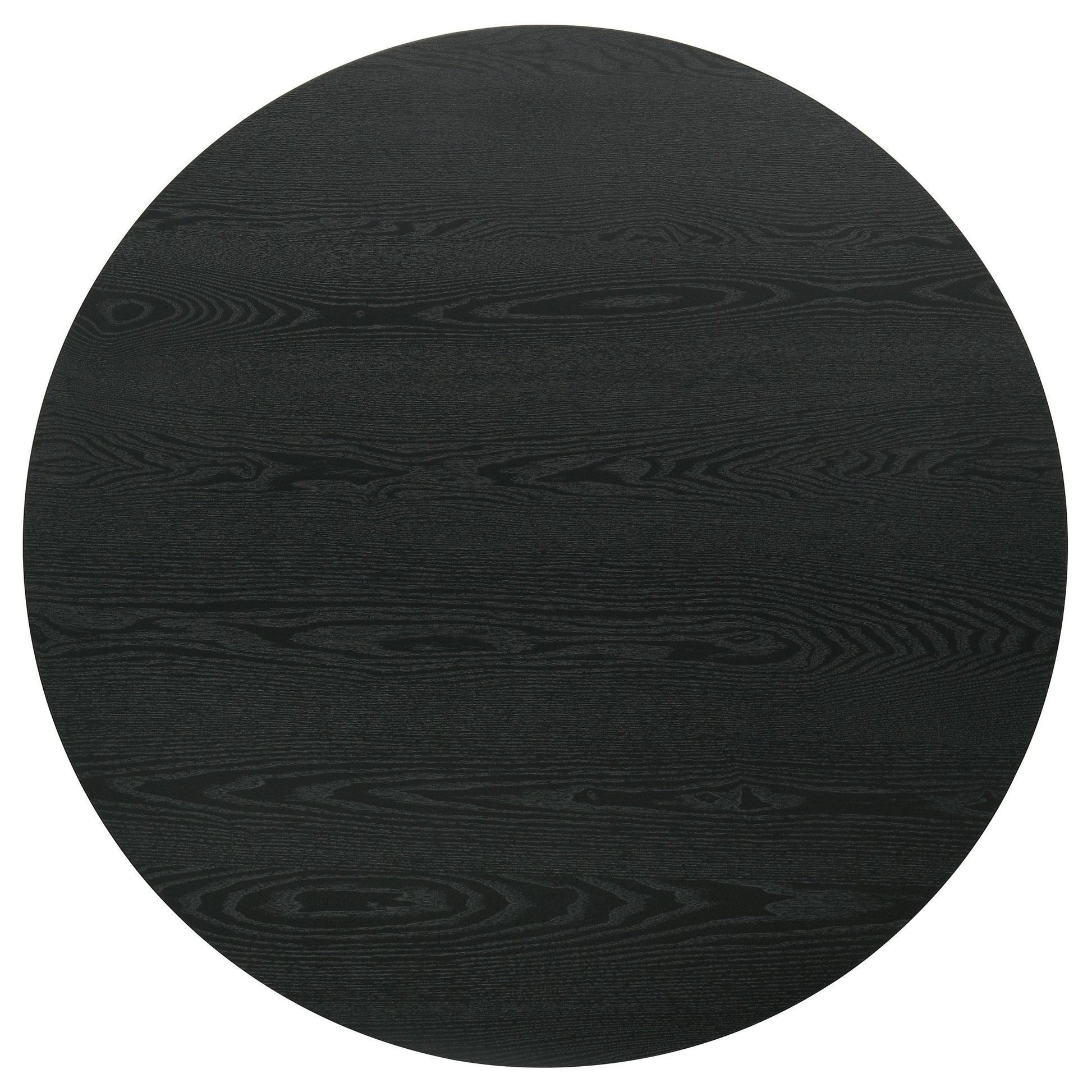  Coaster Furniture Hamlyn 193938BLK 43-inch Round Wood Counter Height Dining Table - Black IMAGE 8