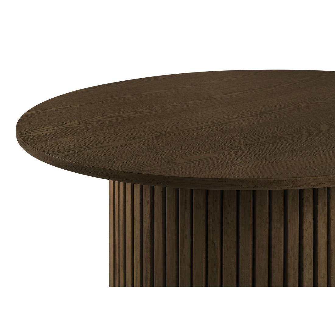  Coaster Furniture Hamlyn 193938WAL 43-inch Round Wood Counter Height Dining Table - Walnut IMAGE 1