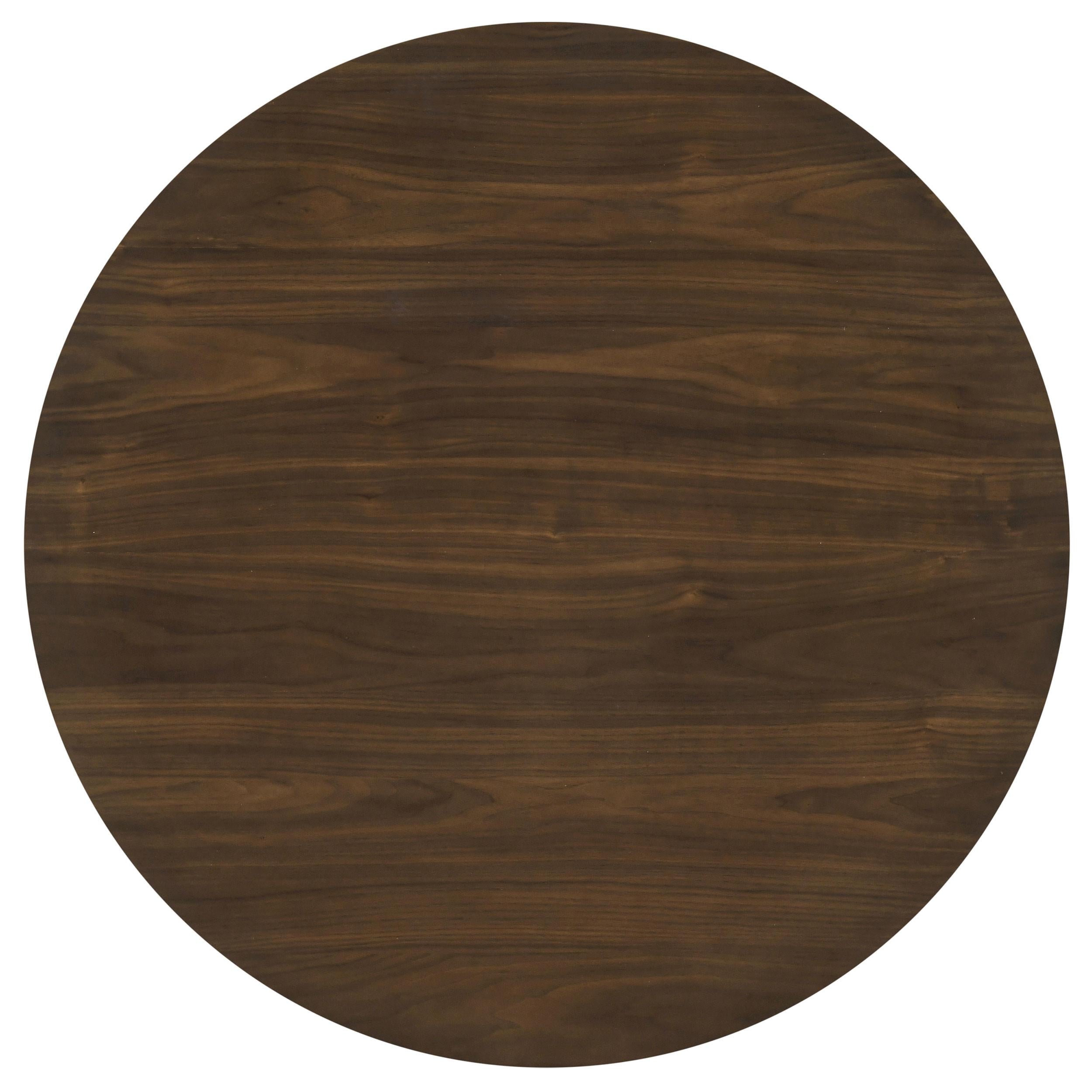  Coaster Furniture Hamlyn 193938WAL 43-inch Round Wood Counter Height Dining Table - Walnut IMAGE 3