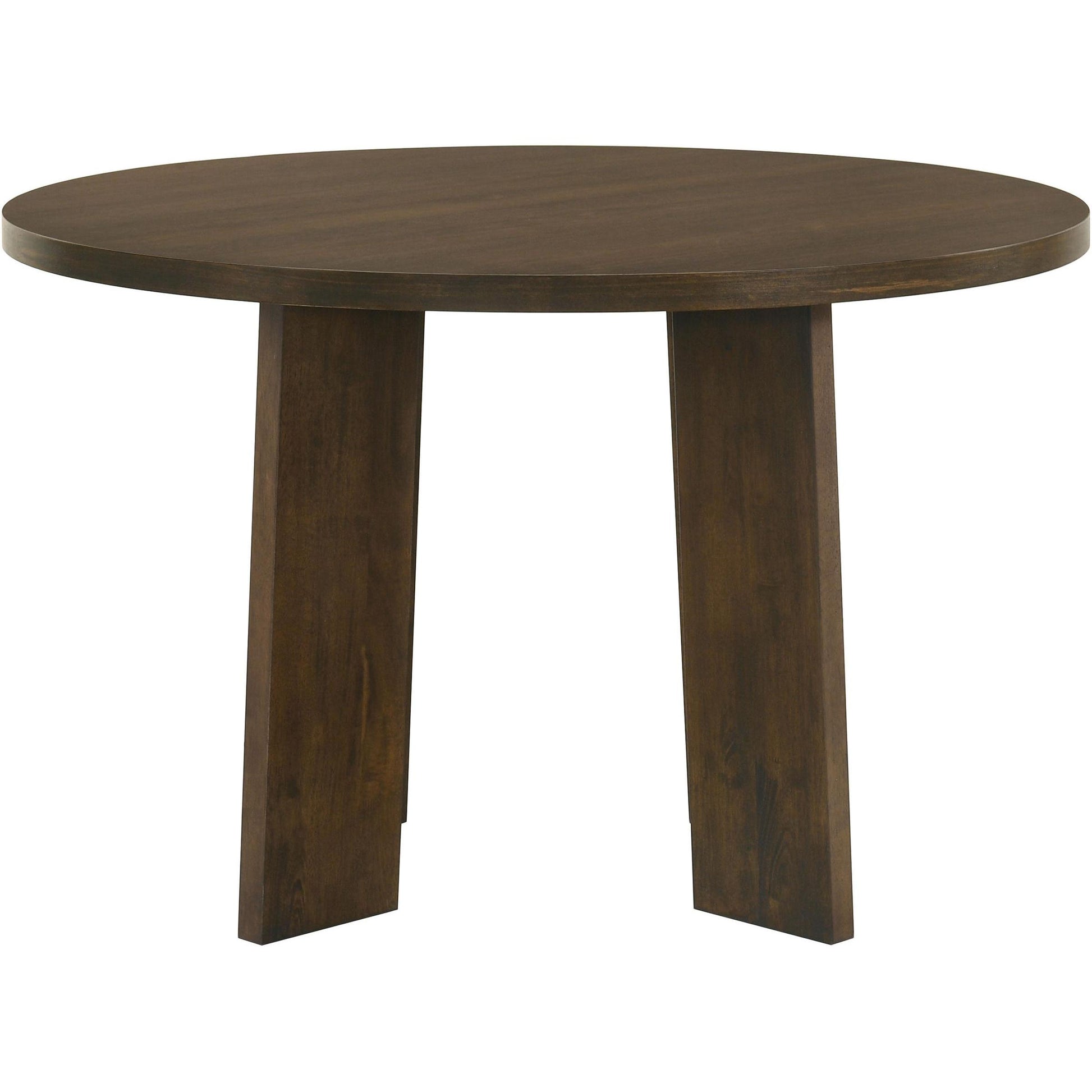  Coaster Furniture Strouse 193940WAL 47-inch Round Wood Dining Room Table - Walnut IMAGE 3