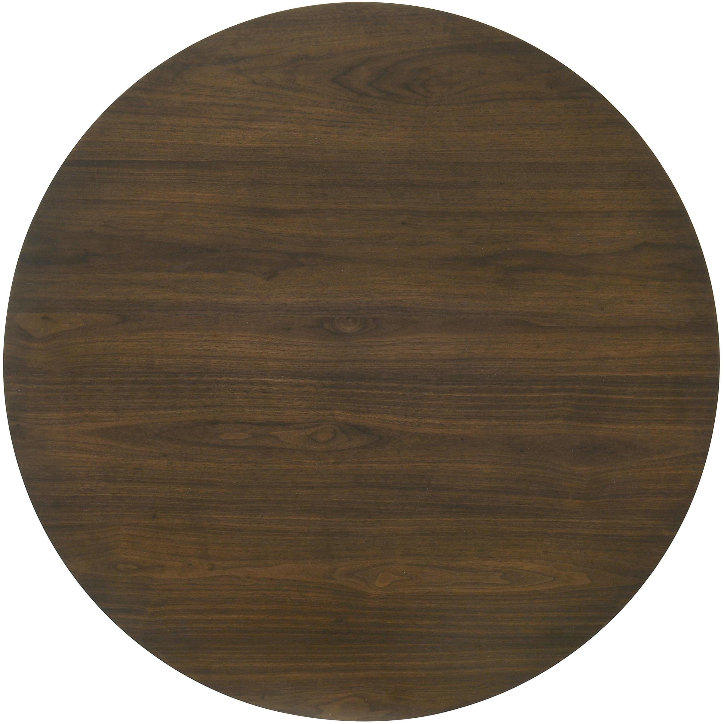  Coaster Furniture Strouse 193940WAL 47-inch Round Wood Dining Room Table - Walnut IMAGE 6