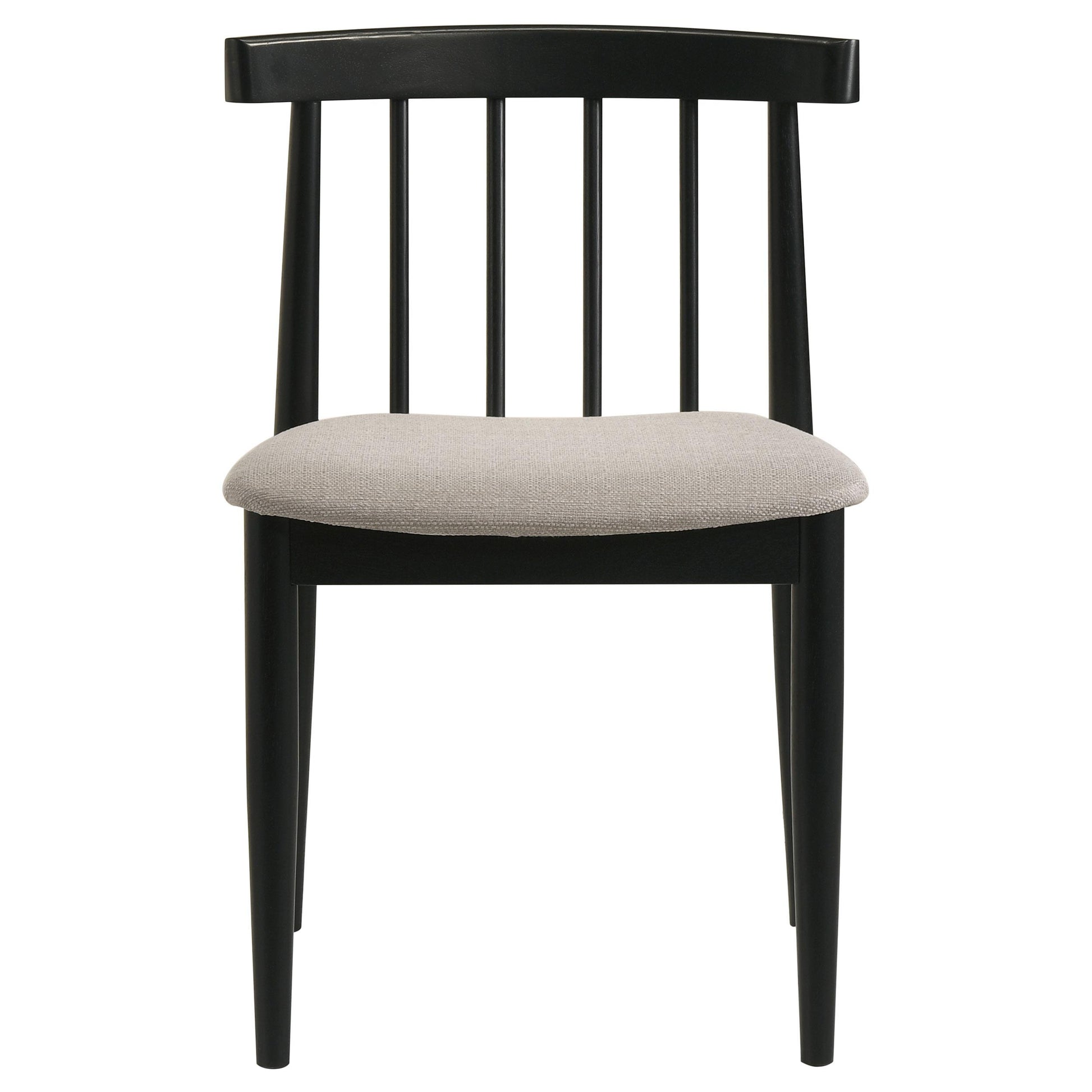  Coaster Furniture Cullen 193942BLK Set of 2 Dining Side Chair Upholstered Seat - Black IMAGE 10