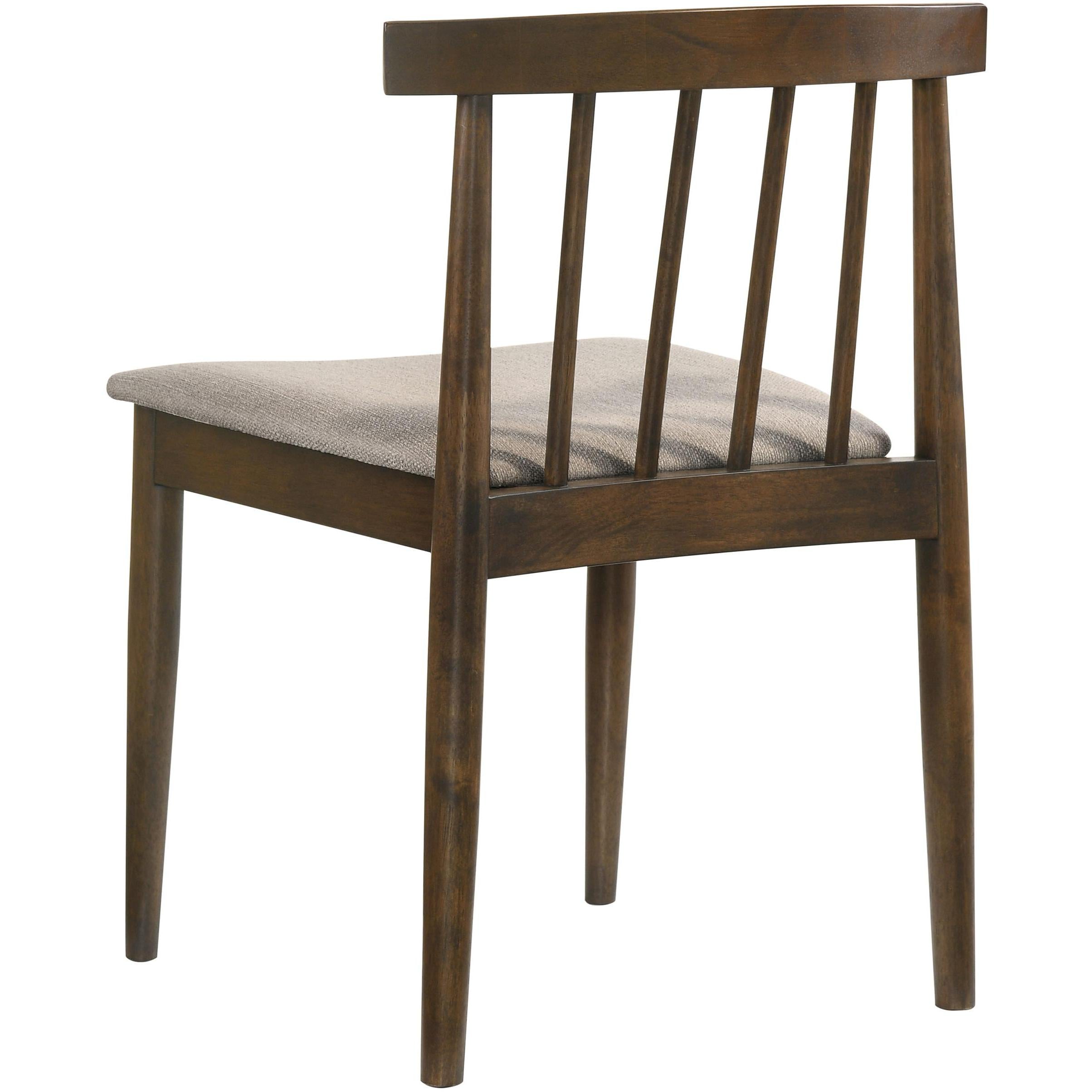  Coaster Furniture Cullen 193942WAL Set of 2 Dining Side Chair Upholstered Seat - Walnut IMAGE 7