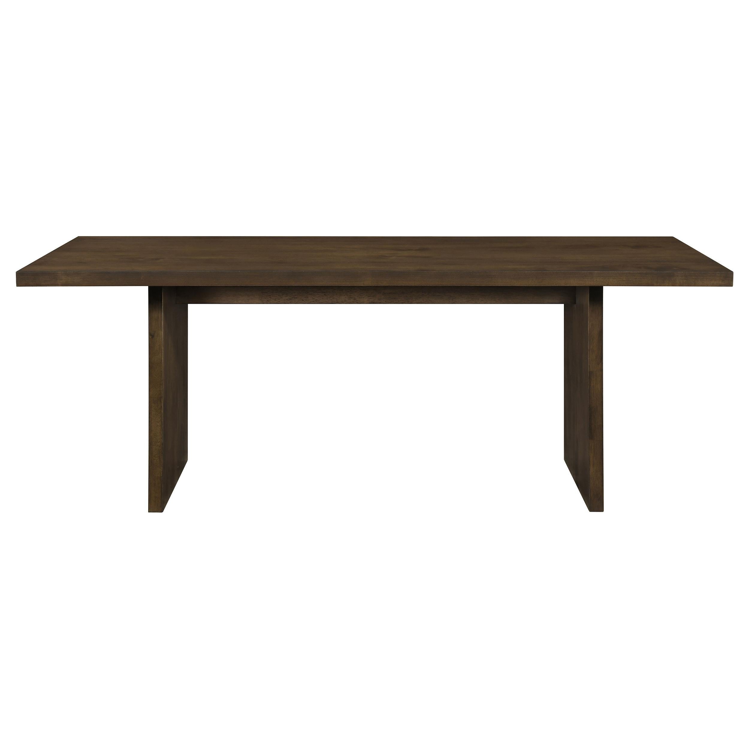  Coaster Furniture Decker 193951WAL 82-inch Rectangular Wood Dining Table - Walnut IMAGE 4