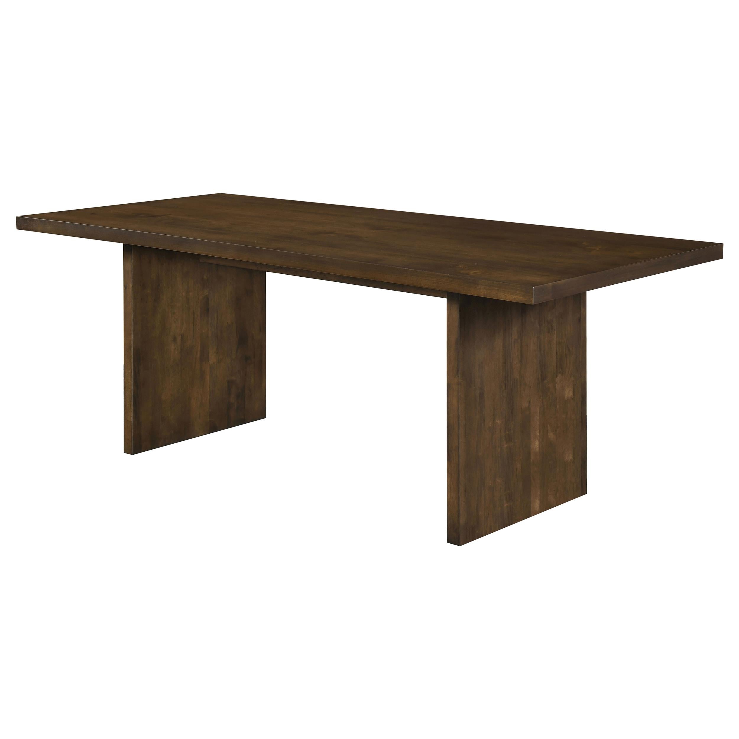 Coaster Furniture Decker 193951WAL 82-inch Rectangular Wood Dining Table - Walnut IMAGE 7