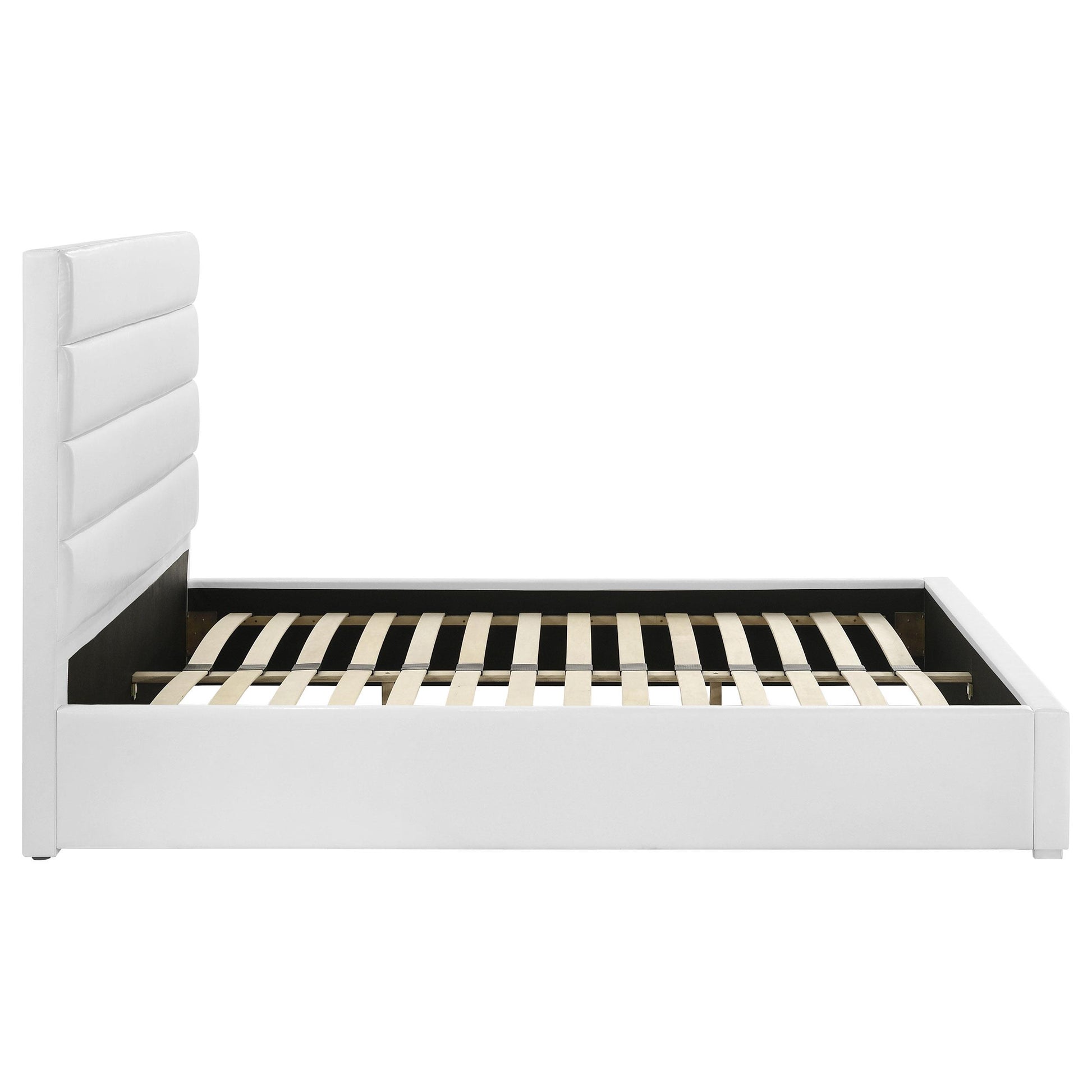 Coaster Furniture Felicity 203511Q 53-inch Upholstered Queen Platform Bed - White IMAGE 7