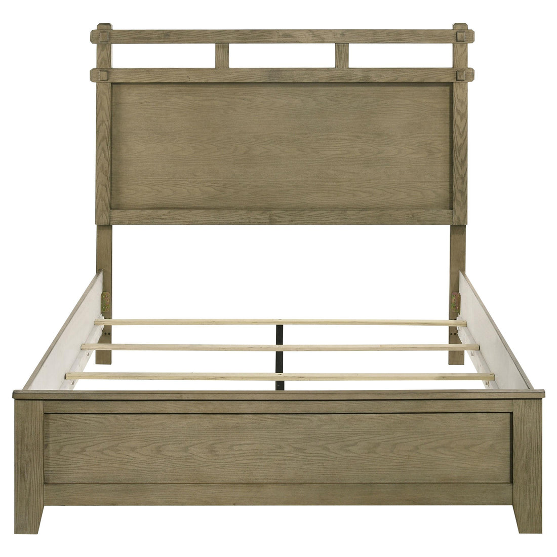  Coaster Furniture Hazlewood 207531Q 61-inch Queen Panel Bed - Vineyard Oak IMAGE 1