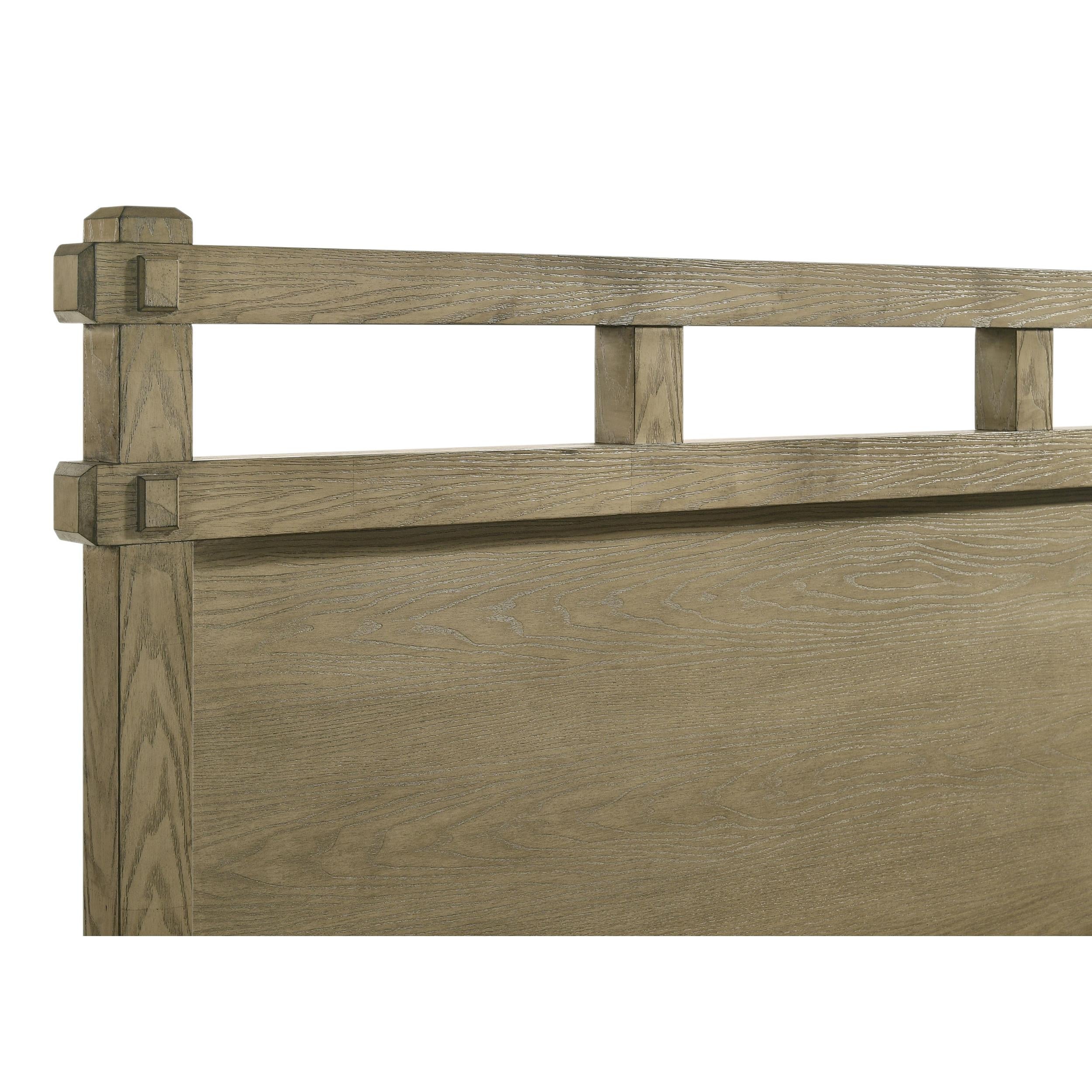  Coaster Furniture Hazlewood 207531Q 61-inch Queen Panel Bed - Vineyard Oak IMAGE 3
