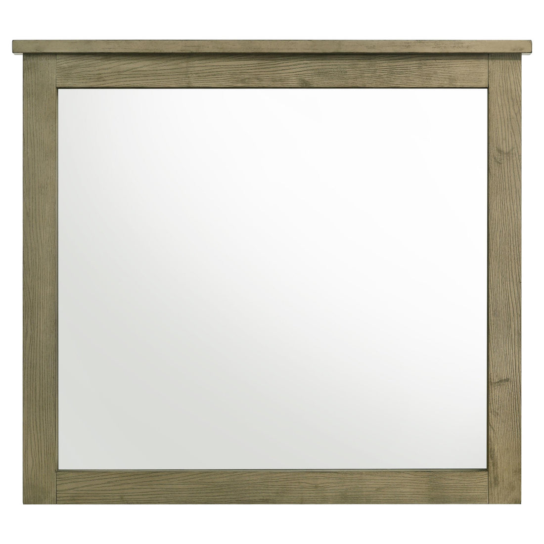  Coaster Furniture Hazlewood 207534 Dresser Mirror - Vineyard Oak IMAGE 1