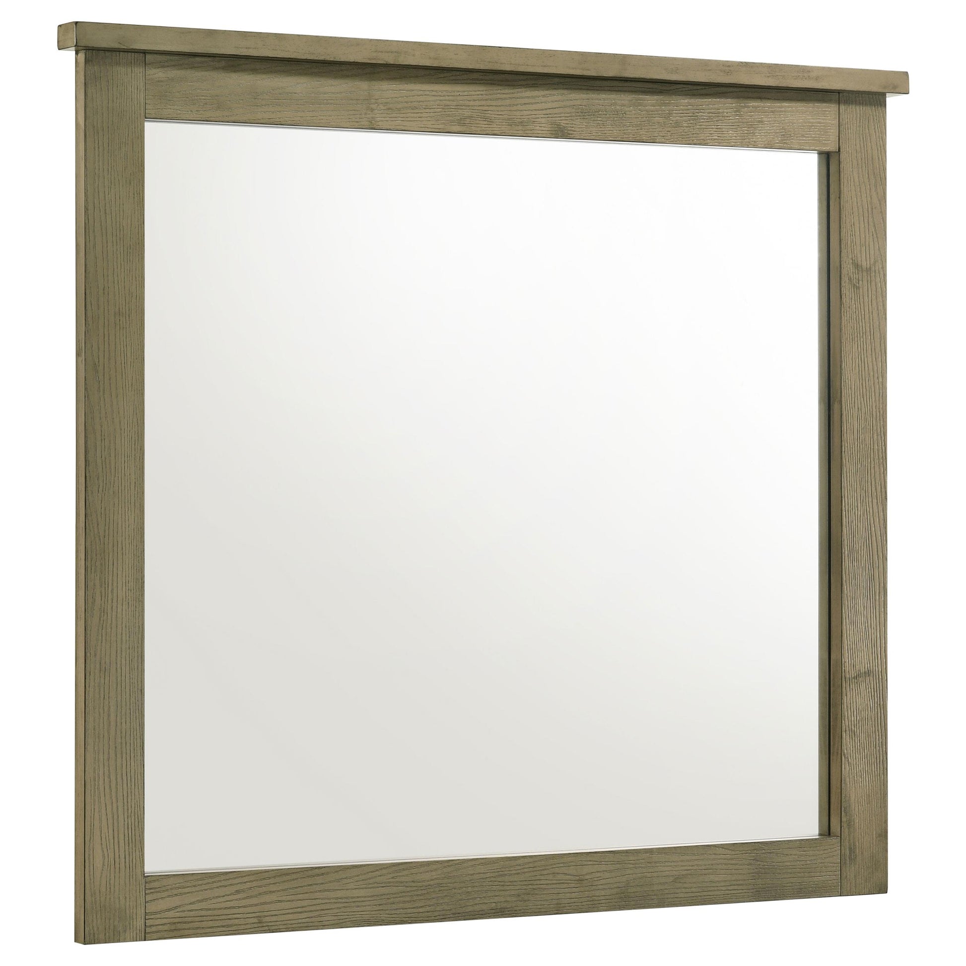  Coaster Furniture Hazlewood 207534 Dresser Mirror - Vineyard Oak IMAGE 2